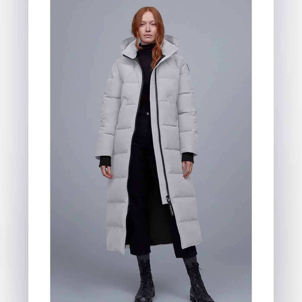 Canada Goose Mystique fusion long parka in silverbirch - Picture 16 of 16